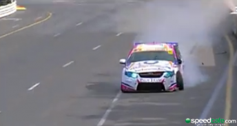 Fullwood's Ford following its heavy crash