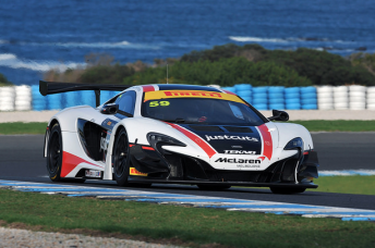 The #59 McLaren of Grant Denyer and Nathan Morcom proved unstoppable at Phillip Island