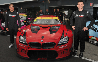 The MARC GT BMW M6 made its competitive debut with Bruno Spengler (left) and Morgan Haber at Phillip Island