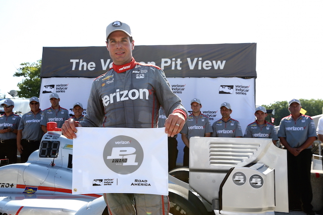 Will Power takes pole at Road America