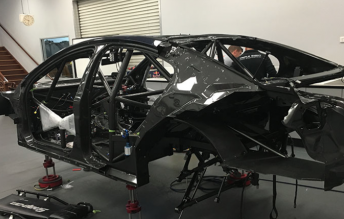 Work is underway on Jamie Whincup's new chassis