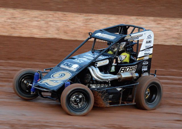 Kiwi ace Chris Gwilliam in action at Archerfield. pic: Chris Metcalf