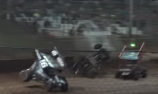 VIDEO: Donny Schatz, Bryan Mann rollover