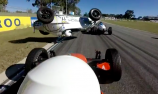 VIDEO: Driver escapes spectacular roll at Barbagallo