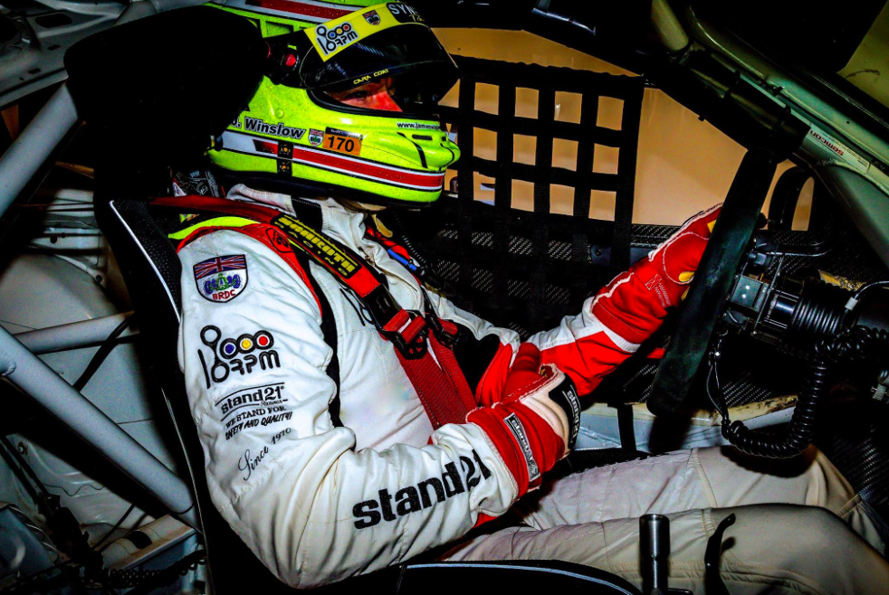 Winslow suffers fractured vertebrae in LMP3 crash