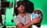 VIDEO: Ricciardo's new Australian-themed helmet