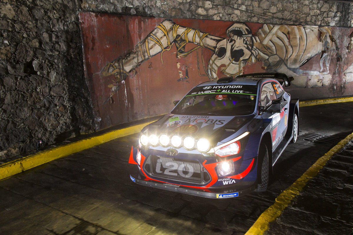 Neuville takes early lead in Mexico WRC round Speedcafe