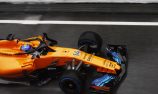 Alonso sets only time in rained out F1 test