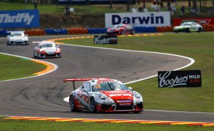 Moffat wins critical Darwin Carrera Cup endurance race
