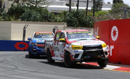 Woods wins SuperUtes Race 3 despite wall hits
